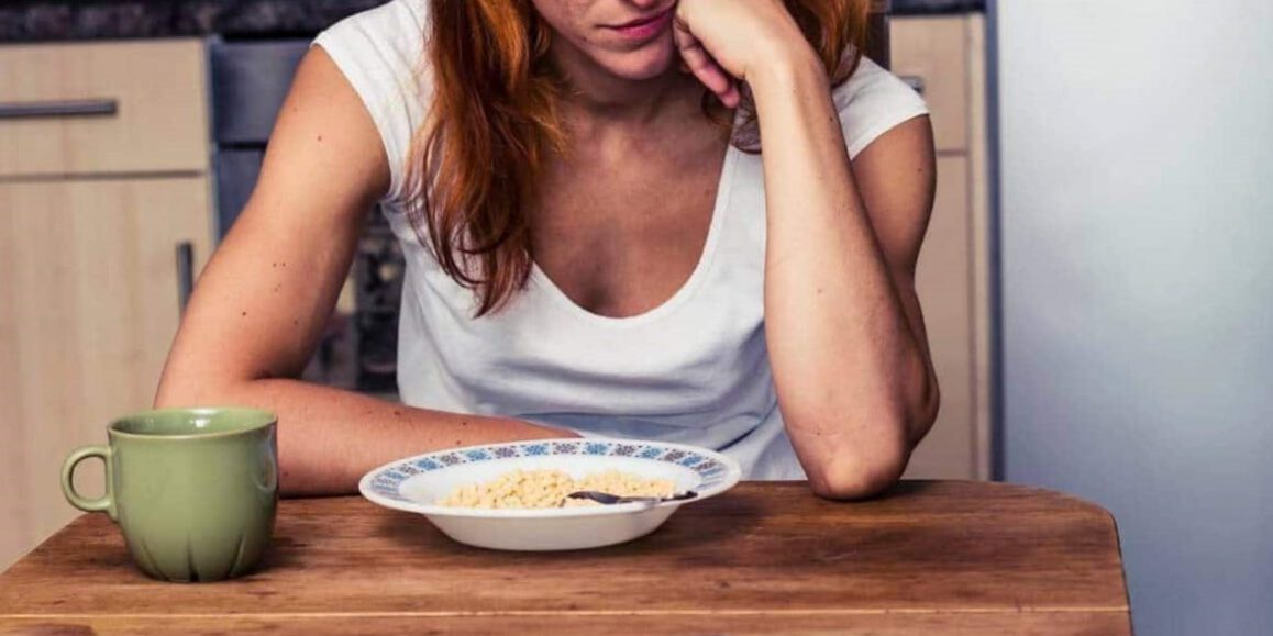 psicologo para bulimia en Valencia - plato de comida