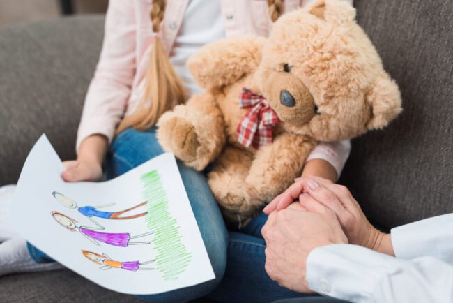 clinica de psicologia infantil en valencia - peluche